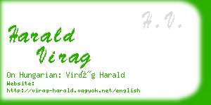 harald virag business card